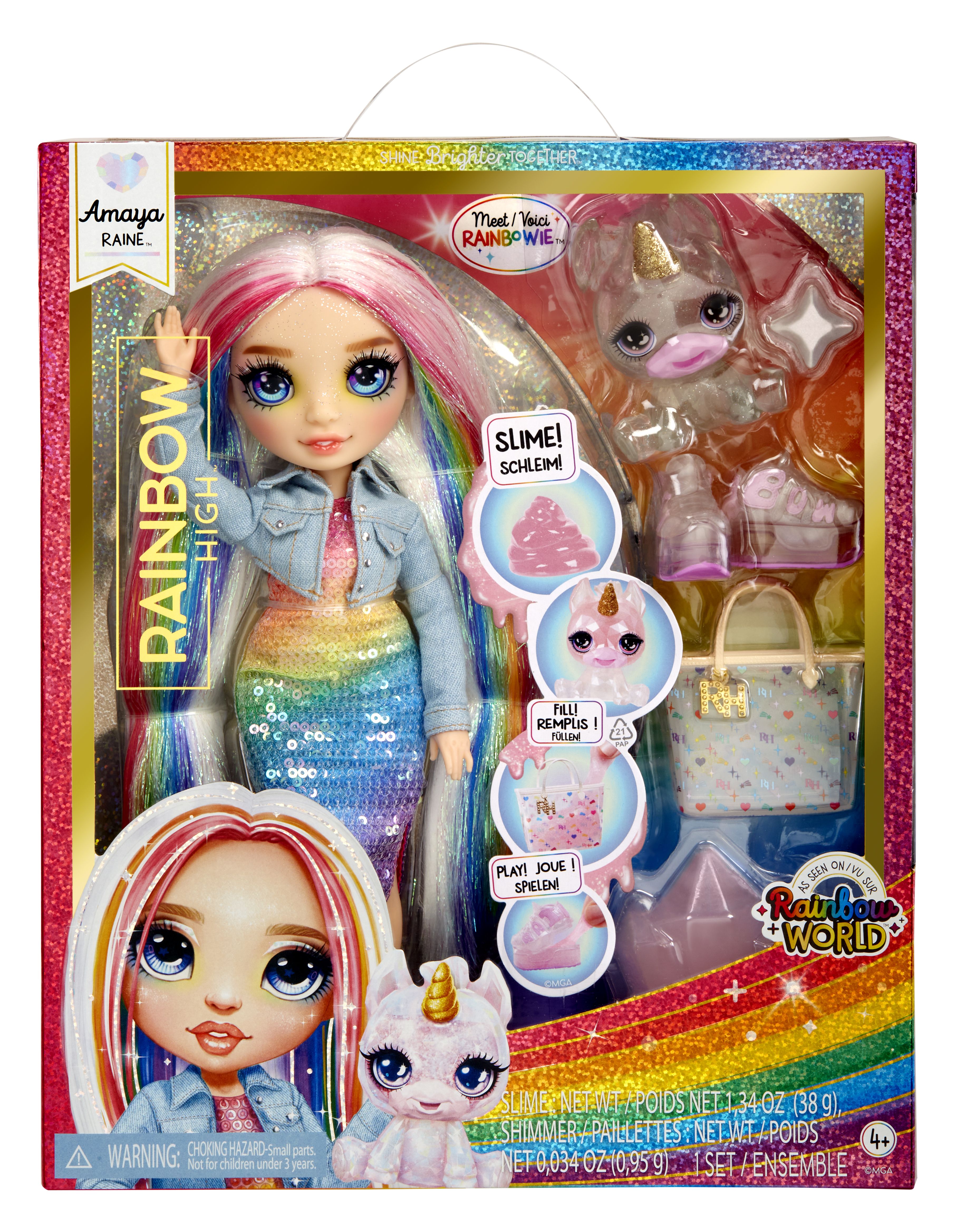 MGA Entertainment Rainbow High Amaya Raine Fashion Doll - Multicolour, 28cm, 4+ Years