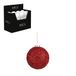 Mica Decorations Lametta décoratif 10cm en plastique, couleur rouge 1 pièce