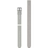 Garmin Quickfit® 20 Mm Siliconen Bandje Zilver