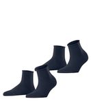 Esprit Basic Pure 2-Pack drukvrije rolrand katoen multipack sokken dames blauw - maat 35-38