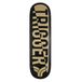 TRIGGER Planche de skate DIE CUT LOGO 8.375 Bois Noir