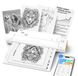 Merkloos A4 Thermische printer - Draadloos Bluetooth - Draagbaar - 203 dpi - Wit