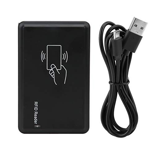 Kuuleyn ID-kaartlezer, kaartlezer Plug & Play met kabel, 125 kHz Hostinterface-apparaat USB 2.0 USB-voeding 3~8 cm Detectiebereik