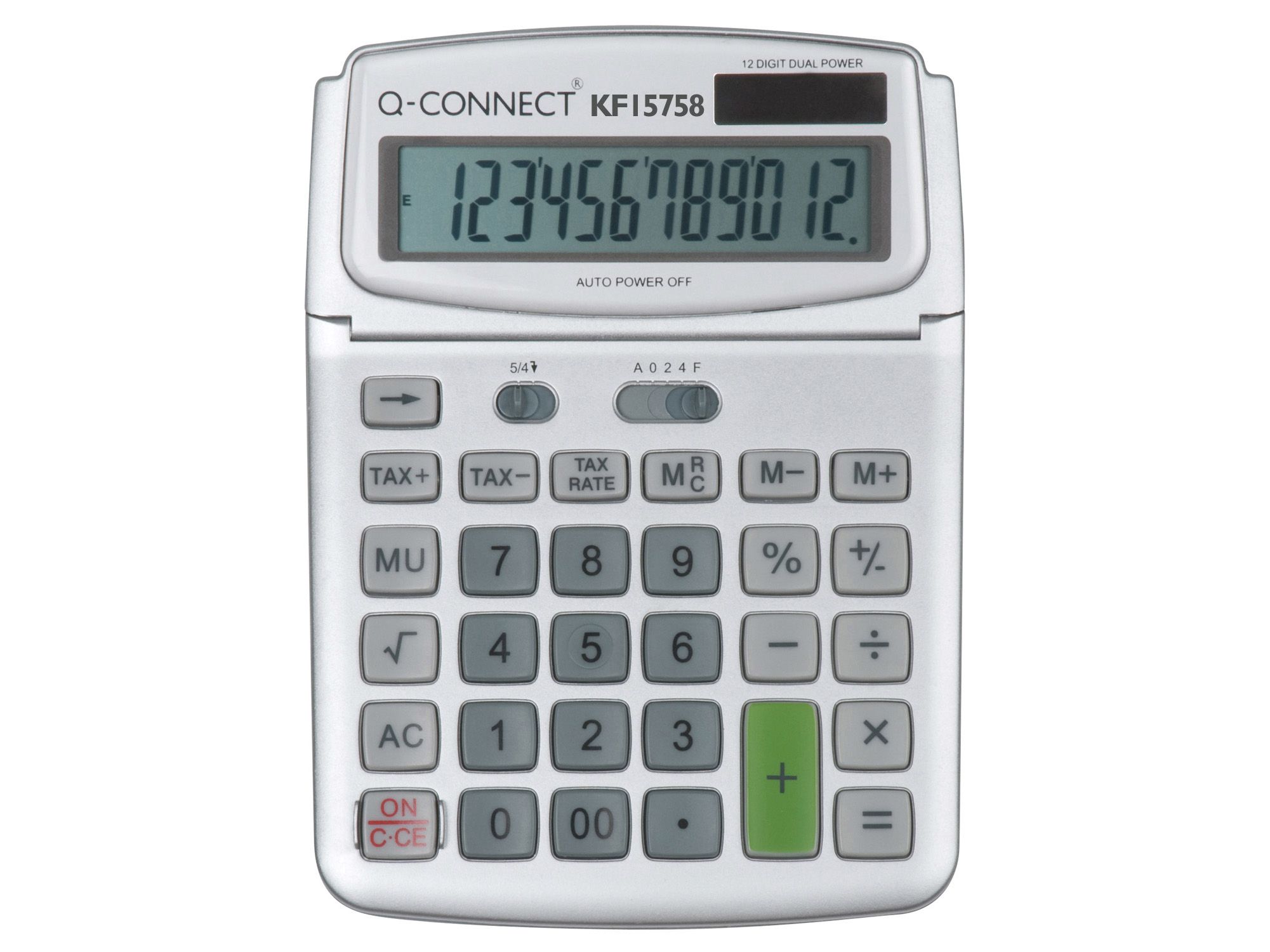 Q-CONNECT KF15758 Desktop Calculator - Grey