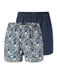 SCHIESSER Boxershorts ' Multipack ' crème / donkerblauw