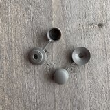 PGB - Afdekdop golfplaatschroef - 5mm RAL7037 grijs - 100 stuks