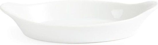 Olympia gratineerschaal ovaal 29x16cm - Wit - Porselein - 6 stuks