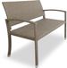 Casaria Polyrattan Tuinbank – 2-Zits UV-bestendig - Beige