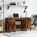 Maison Exclusive - Bureau en chêne fumé 140x50x75 cm