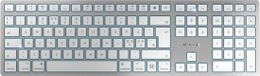 Cherry KW 9100 SLIM FOR MAC toetsenbord USB + Bluetooth QWERTY Scandinavisch Zilver