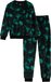 WE Fashion Jongens fleece pyjama met print 158/164 Sea ​​green