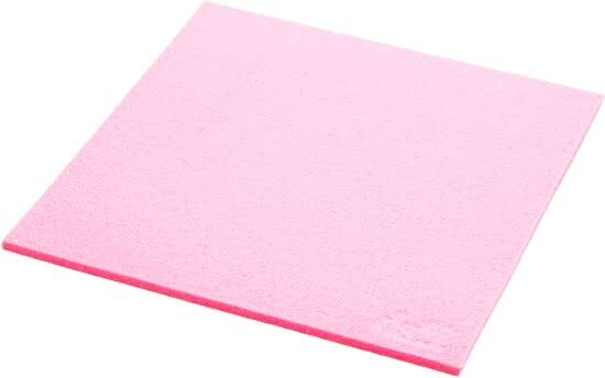 Daff Onderzetter - Vilt - Vierkant - 10 x 10 cm - Rose sorbet