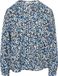 s.Oliver Blouse met V-hals en lange mouwen van viscosemix in navy