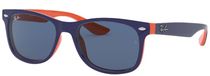 Ray-Ban New Wayfarer Junior zonnebril Blauw Vierkant Unisex Kind
