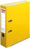 herlitz maX,file protect Breed Ordner A4 80 mm Geel 2 Ringen 5481304 Kunststof Reliëf Staand