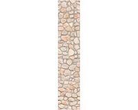Ambiance Sticker Voorgelijmd vliesbehang - Lichte steenkleur - 1 rol van 300x60 cm