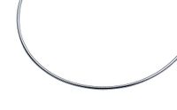 Zinzi 43cm zilveren omega collier 2mm breed ZIOM2-43