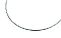 Zinzi 43cm zilveren omega collier 2mm breed ZIOM2-43