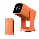 Wanbo Cube 1 Orange Mini projecteur HD 720p, Android TV 11, mise au point électrique, Wi-Fi et Bluetooth