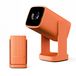 Wanbo Cube 1 Orange Mini projecteur HD 720p, Android TV 11, mise au point électrique, Wi-Fi et Bluetooth