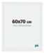 yd. Cadre photo 60x70 cm Blanc Brillant MDF Mura