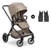 Hauck Move N Care Reissysteem kinderwagen Mokka
