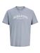 Jorcassis JACK&JONES Jorcassis Branding Tee Ss Crew Neck Jnr Jongens T-shirts Katoen Maat 176 Tradewinds