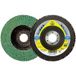 KLINGSPOR 322832 schuurmopplaat SMT 636, 125 x 22,23 mm, 10 stuks. Korrel: 60, gebogen