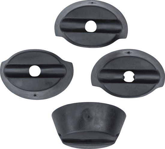 Basil Rubber Ring - voor Basil Buddy Space Frame - 4 Stuks - Zwart