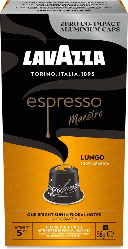 Lavazza Espresso Lungo Koffiecups - 10 stuks