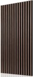 Merkloos / Sans marque Walnoot Kleur Halfronde Akoestische Panelen - 4 Stuks - 120x60x2.1cm