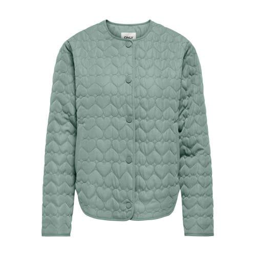 ONLY jack quilted lichtgroen