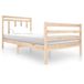 VidaXL Bedframe Massief Hout 100x200 cm