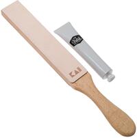 Kai Polishing Strop Set with Stropping Paddle and Polishing Paste