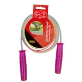 Idena 40198 Springtouw met glinsterende noppen voor kinderen, in bonte kleuren, lengte 1,9 m