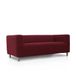 FAVERTI Bankhoes, compatibel met de Clippan 2-zitsbank van IKEA | model Novelle | Bordeaux | kwaliteitsbescherming van jacquard-stof en katoengevoel