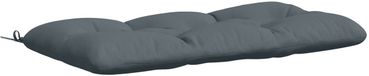 vidaXL Bankkussen VIANEN 100% Polyester Blauw 120 x 60 x 12 cm