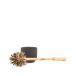 Iris Hantverk Brosse WC Iris bouleau huilé, gobelet en béton gris foncé