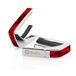 Thalia Exotic Shell Series capodaster met chromen afwerking en Red Angel Wing-inleg
