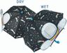 Floss & Rock Paraplu, Space 3D - 54 cm x Ø 60 cm - Change de couleur !
