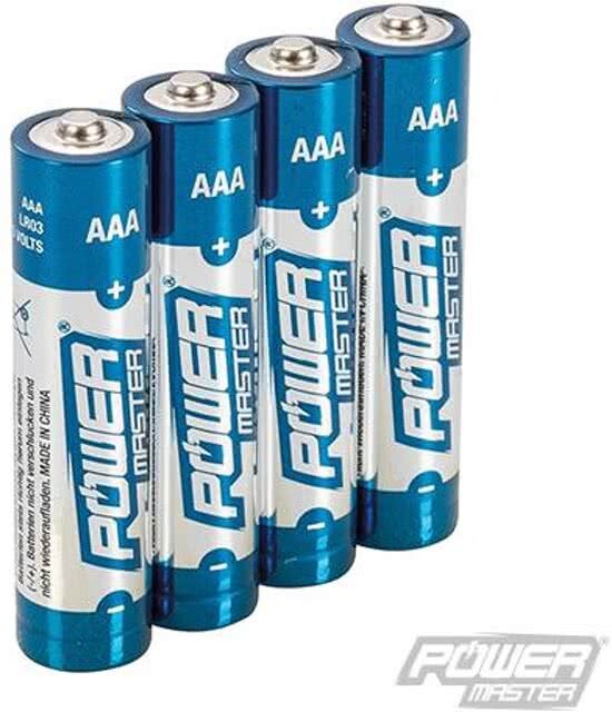 PMASTER AAA super alkaline batterij LR03 4 pk