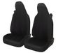 Auto Lupex Auto Accessori Autostoelhoezen compatibel met Smart fortwo 450 451 en 453 1 2 3-serie stof polyester (zwart)