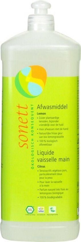 Sonett Afwasmiddel Lemon 1000ml