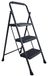 Elevon Opvouwbare opstapkruk met breed antislip pedaal, stevige stalen ladder van 330 kg, 3-traps