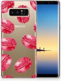B2Ctelecom Samsung Galaxy Note 8 TPU Hoesje Design Pink Macarons