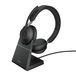 Jabra Evolve2 65 UC Stereo Headset - Draadloos - Bluetooth - USB-A - Zwart