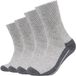 Camano Unisex Pro Tex Diabetic Ankle Socks, 4-pack, light grey melange, shoe size 39-42