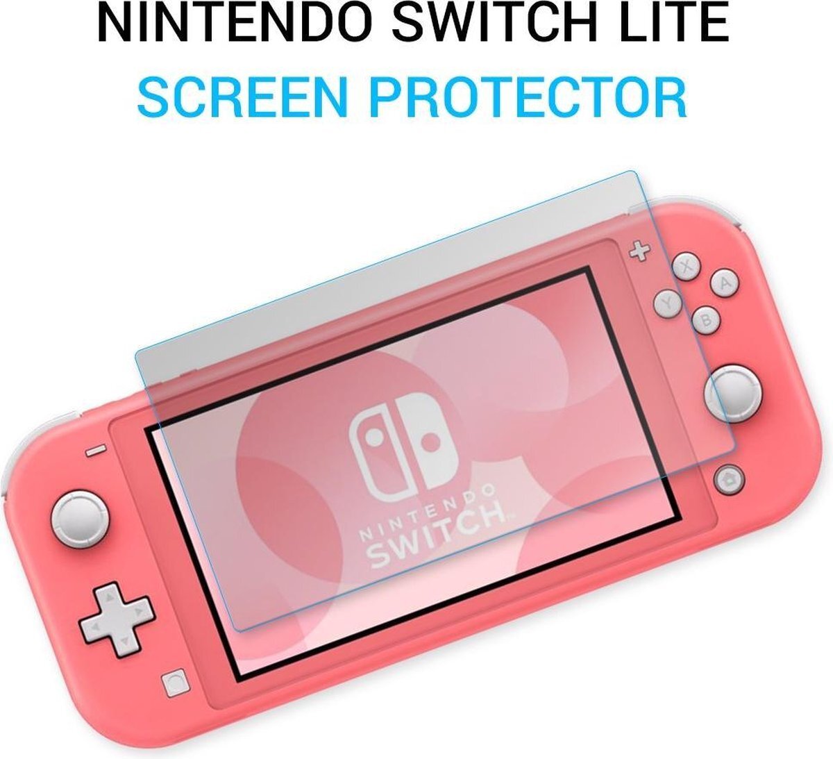 JVS Products Nintendo Switch Lite Tempered Glass Screenprotector Protection Kit - Nintendo Switch Lite - Screen Protector Set