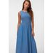 VERO MODA robe en jean denim bleu moyen