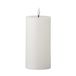 Bloomingville Bougie LED Ponza blanc 15 cm